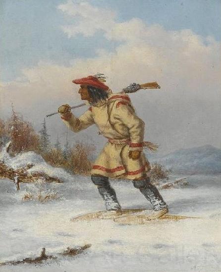 Cornelius Krieghoff Following the Moose